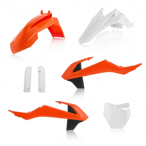 KIT PLÁSTICOS COMPLETO ACERBIS KTM SX 65 2016 - 2018 COR ORIGINAL 016